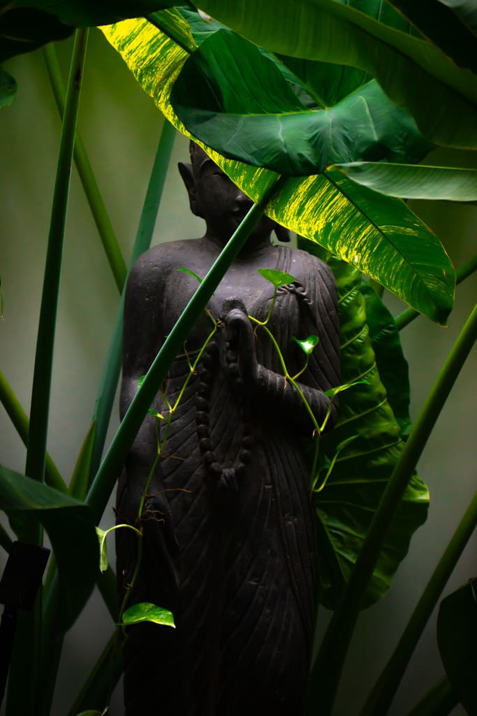 Artistic statue detail Gamat Bay Resort