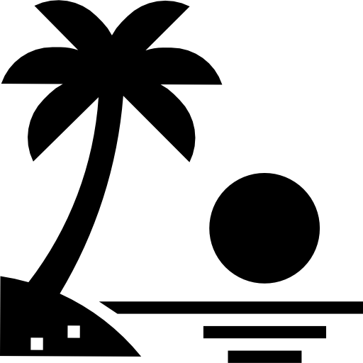Beach access icon
